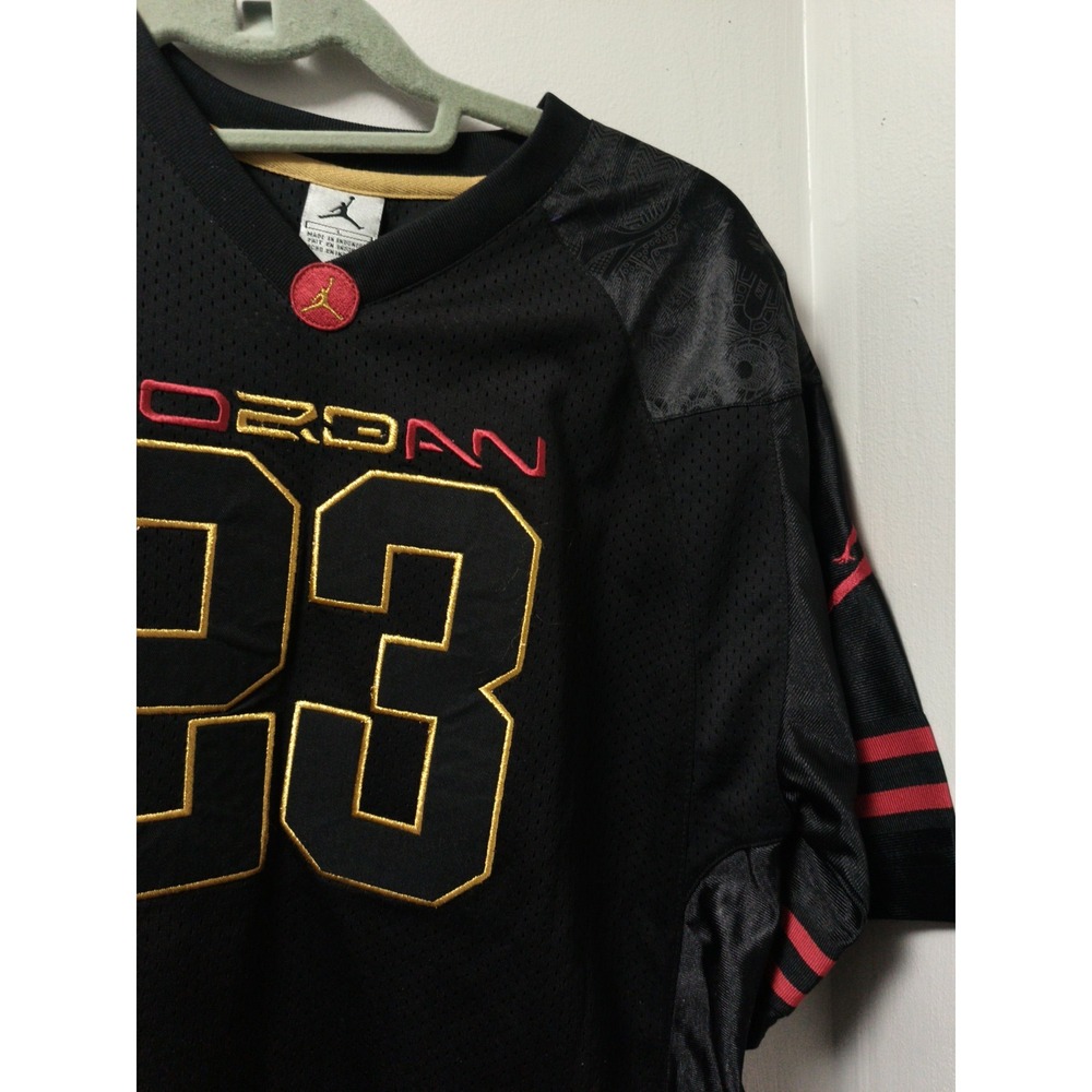 The Air Jordan Collection Vintage Black #23 Basketball Jersey Boy Large 16/18 - Picture 7 of 10